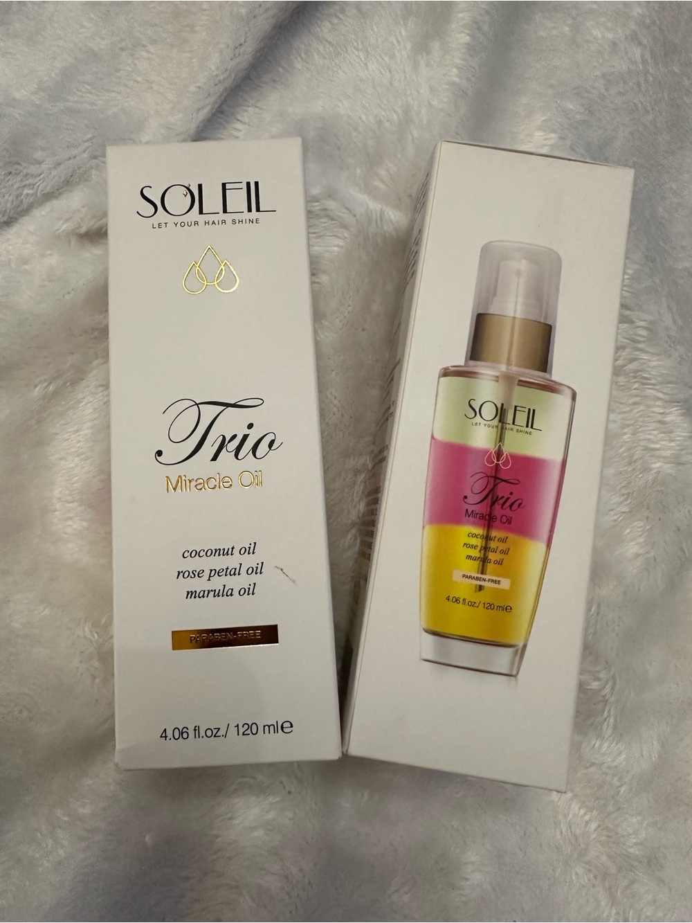 Trio Miracle Oil Hair Treatment — Pink & Yellow